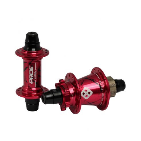 Pride Matrix Hubs Splash Red/Black - 10/10mm - 28H