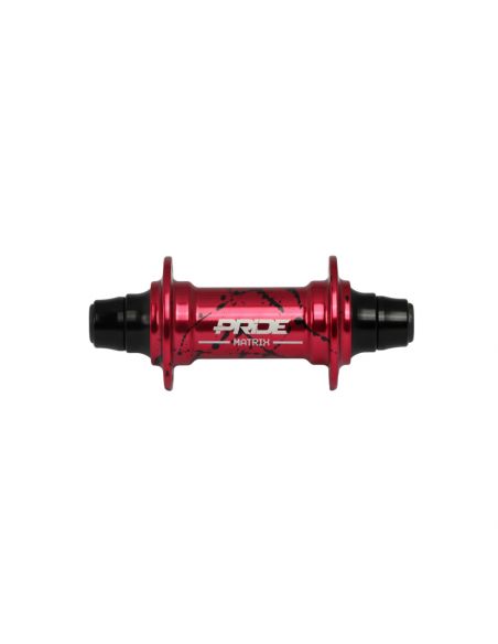 Pride Matrix Hubs Splash Red/Black - 10/10mm - 28H